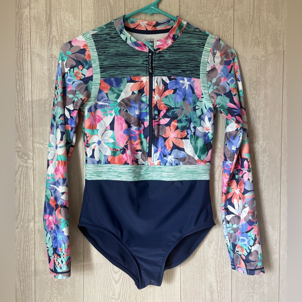 Athleta Long Sleeve One Piece Swimsuit